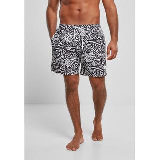 URBAN CLASSICS Gemusterte Badeshorts  