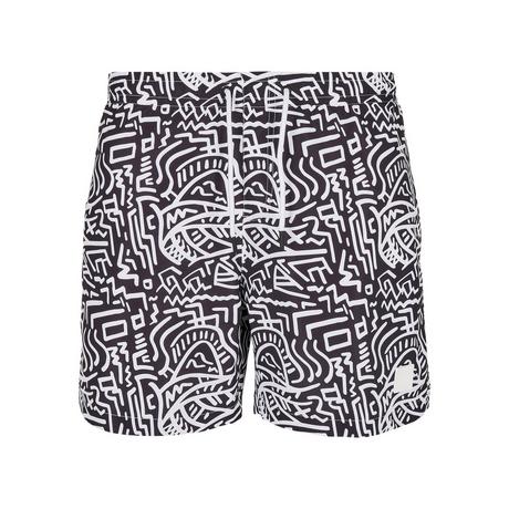 URBAN CLASSICS Gemusterte Badeshorts  