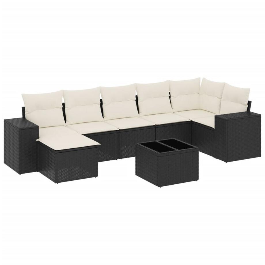 set divano da giardino Polirattan