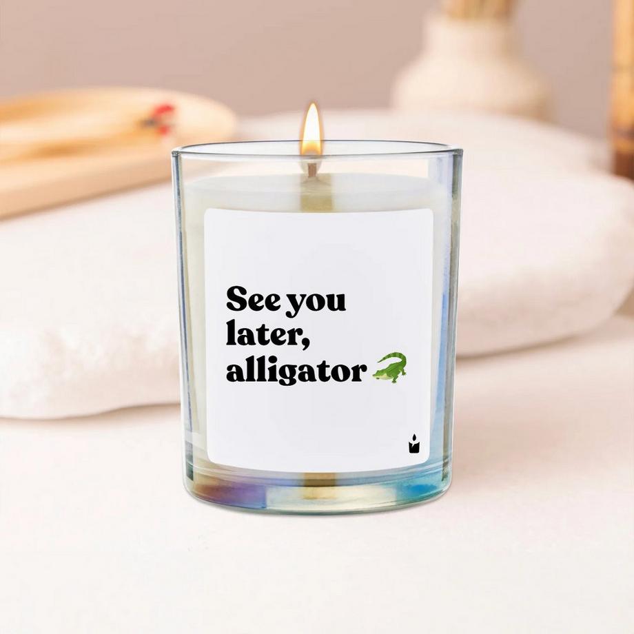 CandleHand Duftkerze Flowery See you later, alligator  