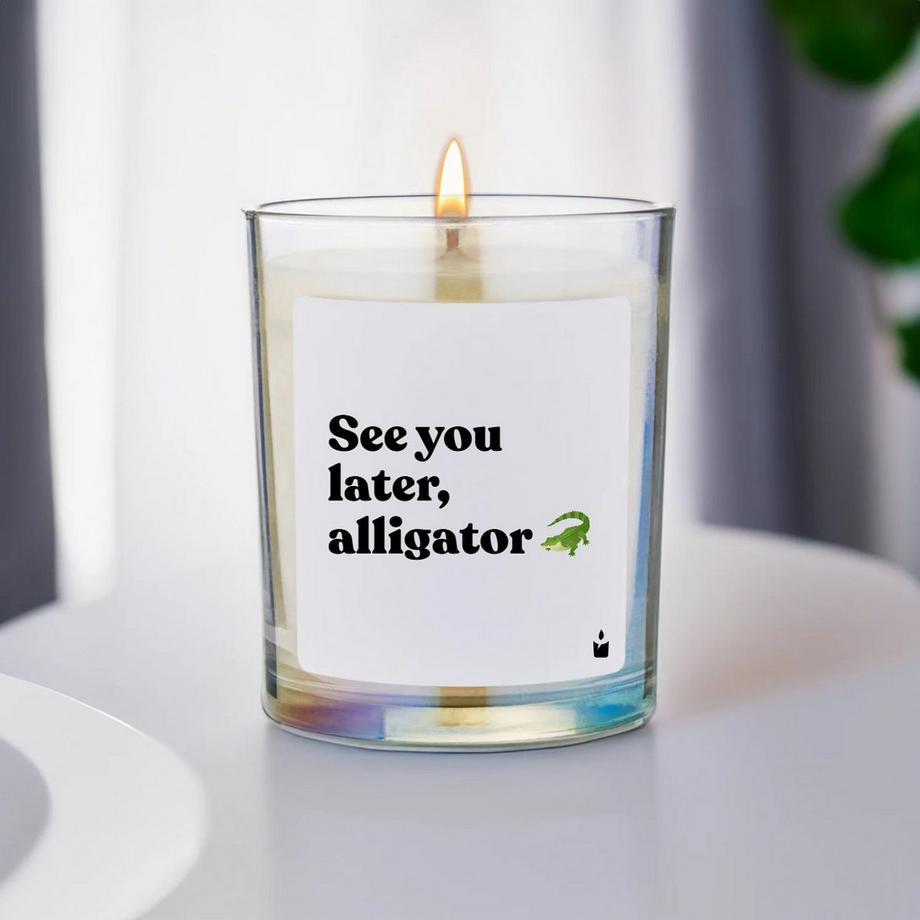 CandleHand Duftkerze Flowery See you later, alligator  