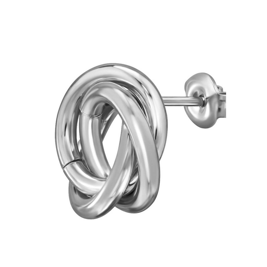 Maxte  Gedrehte Ohrstecker aus Edelstahl 