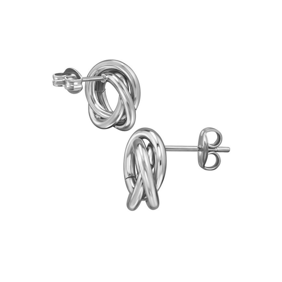 Maxte  Gedrehte Ohrstecker aus Edelstahl 
