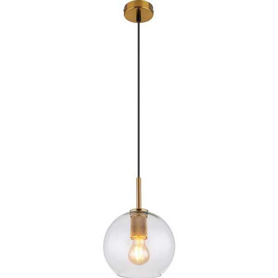 Lampe à suspension Adara laiton mat 1xE27