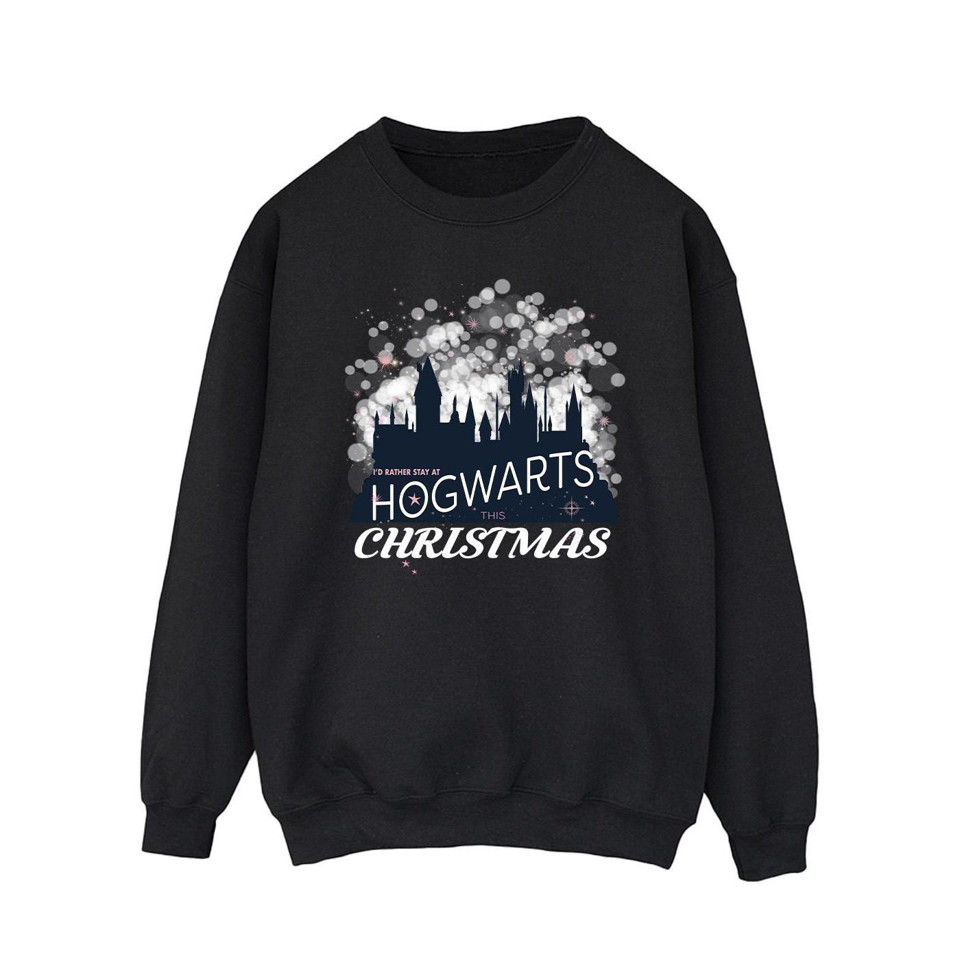 Harry Potter Hogwarts Bedrucktes Rundhals-Sweatshirt  