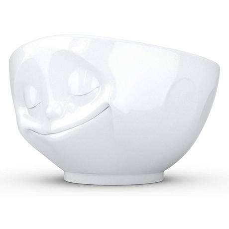 58products TV Tasse Schale 24 glücklich 1000 ml weiß  