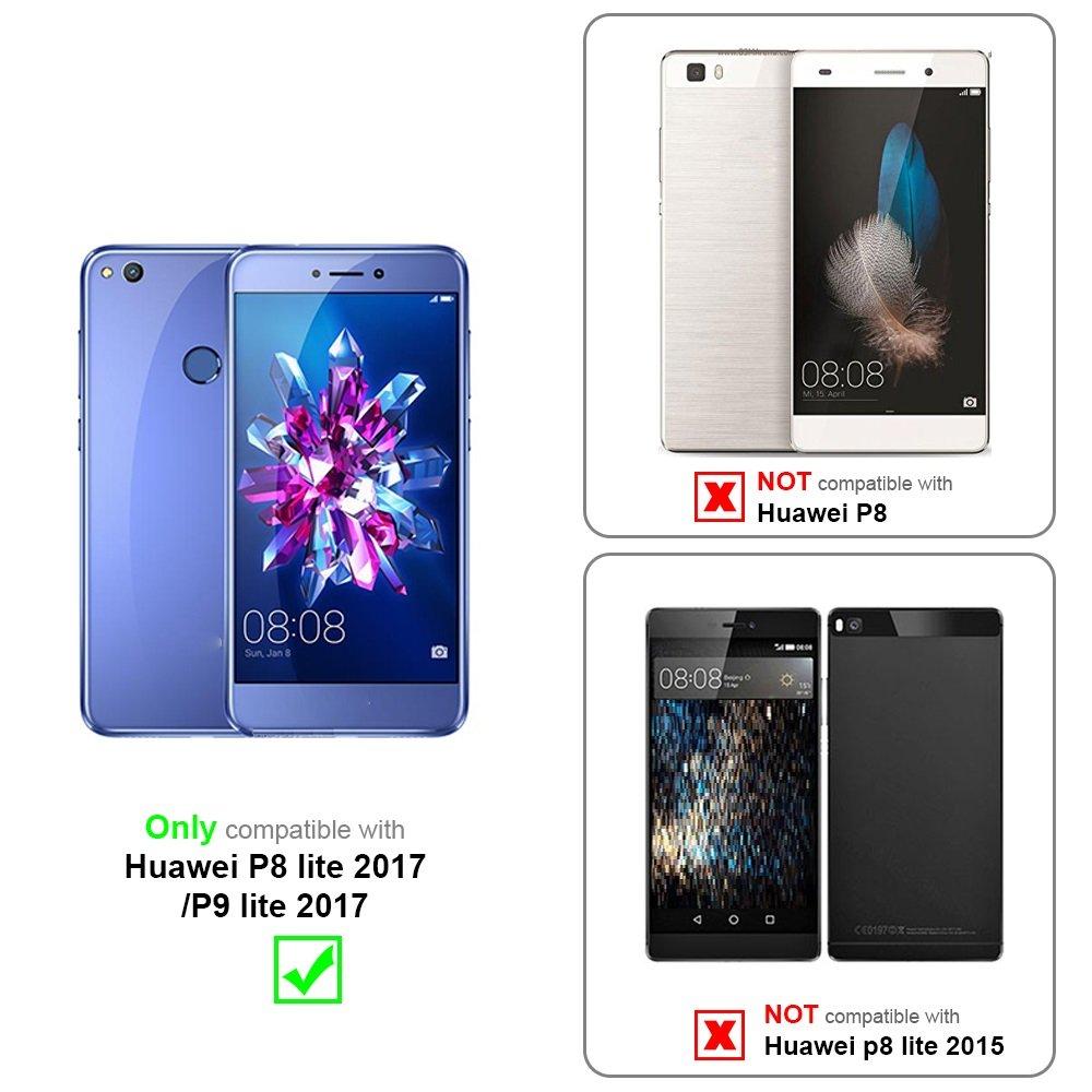 Cadorabo  Hülle für Huawei P8 LITE 2017  P9 LITE 2017 TPU Silikon Frosted 