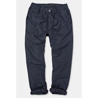 JP1880  Pantalon en lin mélangé. Taille élastique. Coupe Basic Fit 