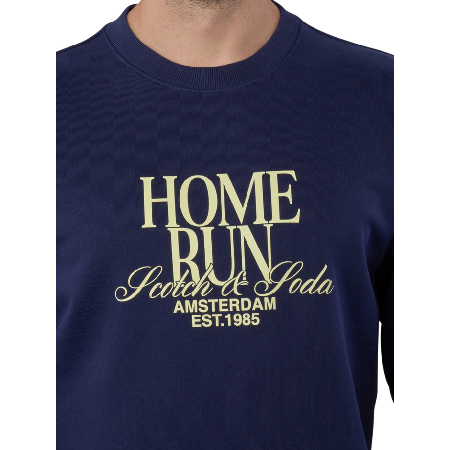 Scotch & Soda Front Artwork Sweater Relaxed  
