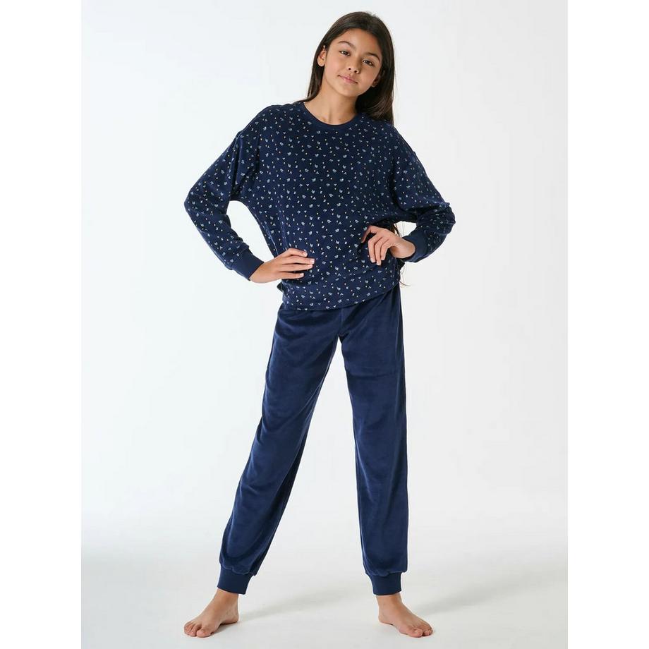 Schiesser  Pyjama fille velours 