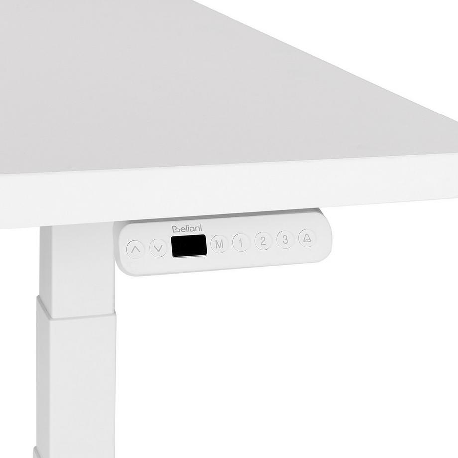 Beliani Bureau réglable en hauteur électriquement en Panneau de particules de bois  DESTINES  