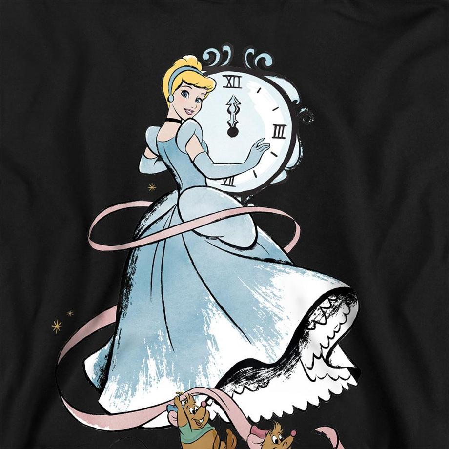 Cinderella  Clock Strikes Twelve Felpa Con Cappuccio Giac E Gus 