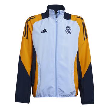 veste de survêtement prematch enfant real madrid 2024/25