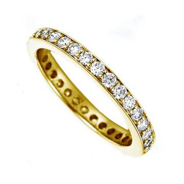 Mémoire-Ring 585/14K Gelbgold Diamant 1ct.