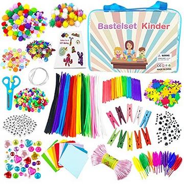 1600 pièces kit de bricolage enfants DIY kit de bricolage fournitures pour bricolage cure-pipe yeux googly perles kit de bricolage scrapbooking créatif