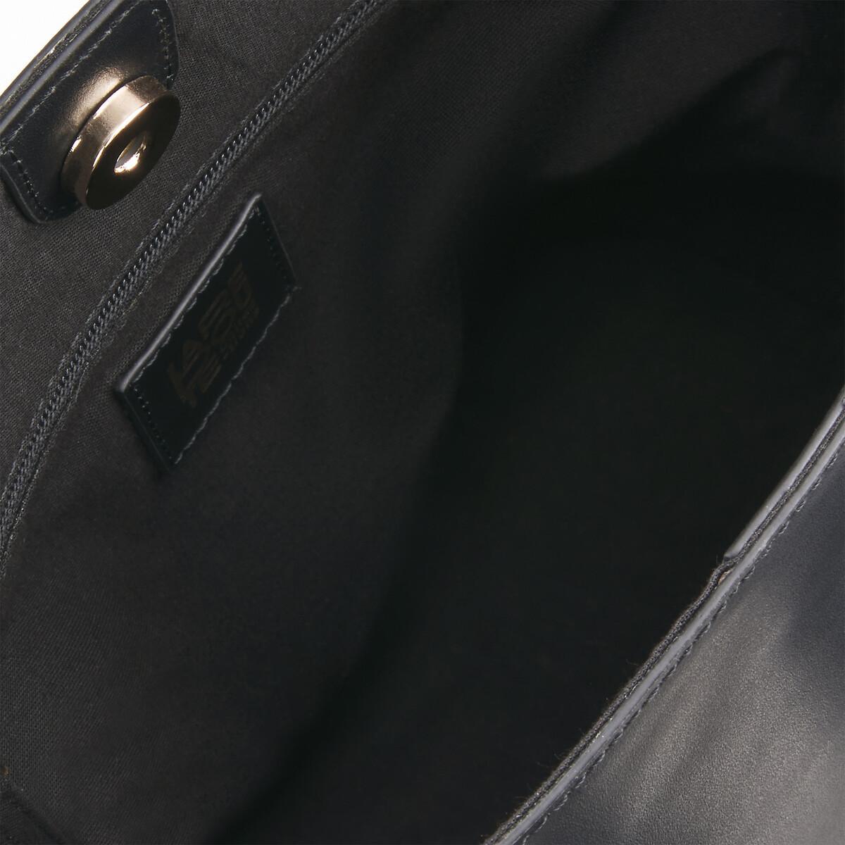 La Redoute Collections Sac seau en cuir lisse  