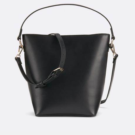 La Redoute Collections Sac seau en cuir lisse  