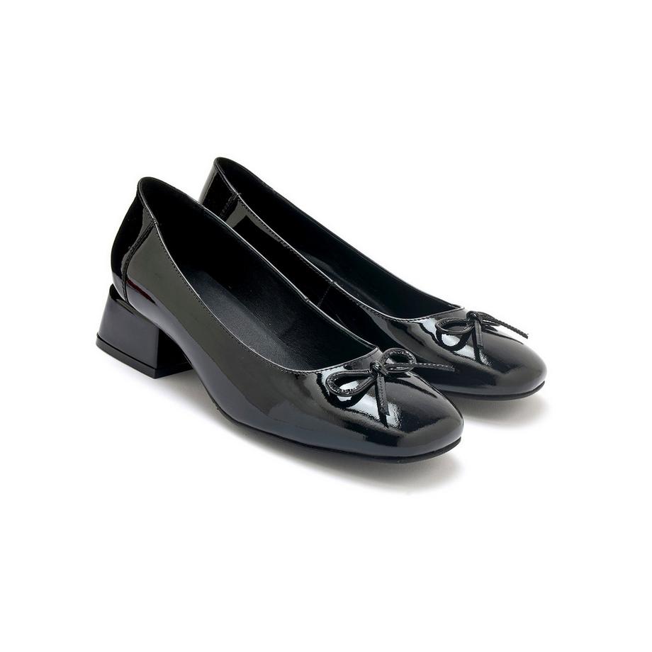 Pédiconfort  lackleder blockabsatz damen schuhe 