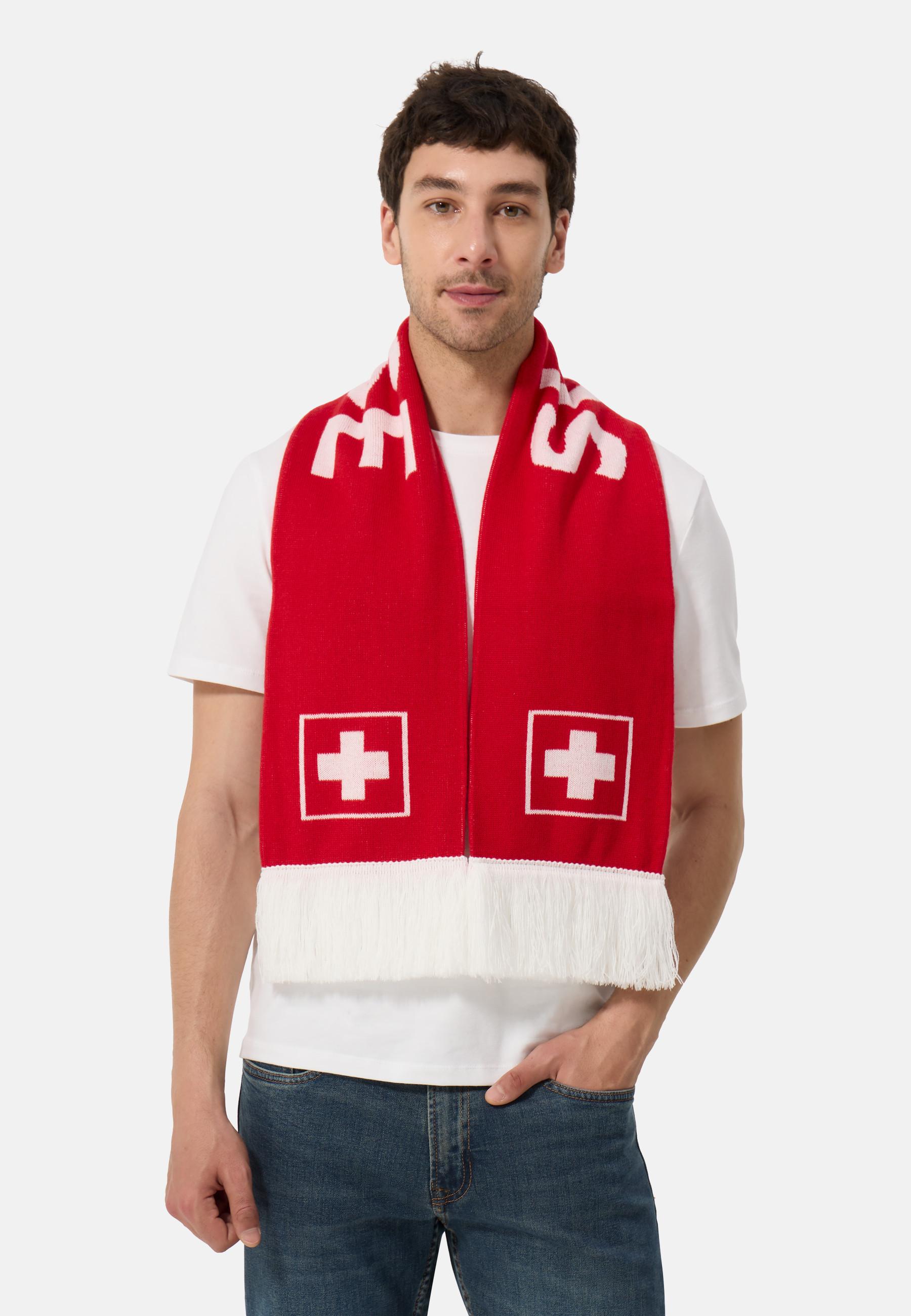 CASH-MERE.CH Écharpe unie à franges  