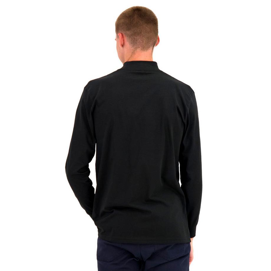 Ragman T-shirt Manches Longues Col Montant Basique Coupe Droite  