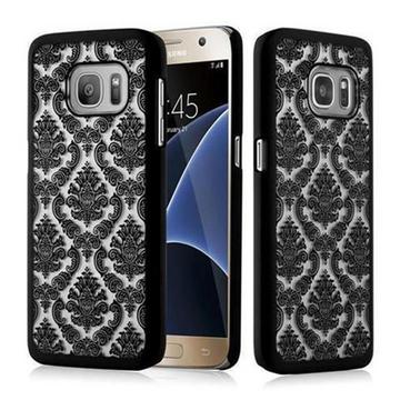 Hülle für Samsung Galaxy S7 Blumen Paisley Henna Design