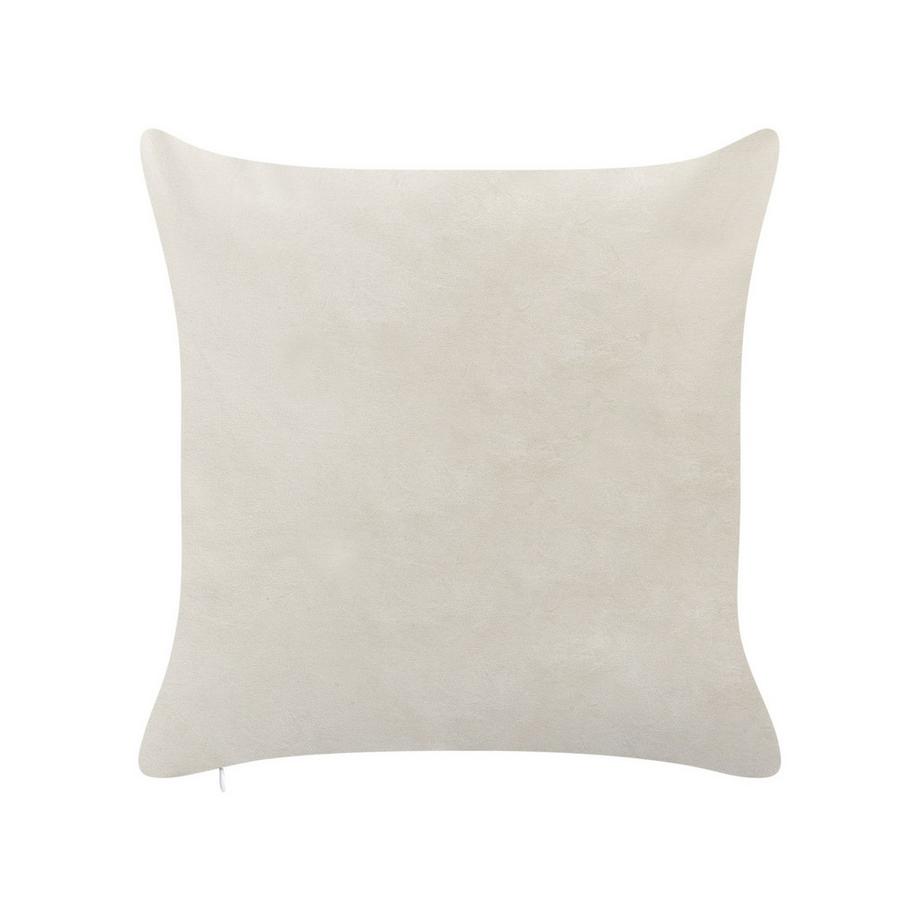 Beliani Dekokissen 2er Set aus Samtstoff Klassisch PALMIER  