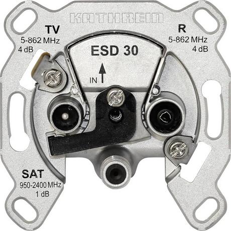 Kathrein  Kathrein ESD 30 Presa per antenna SAT, TV, Onde ultracorte Da incasso 