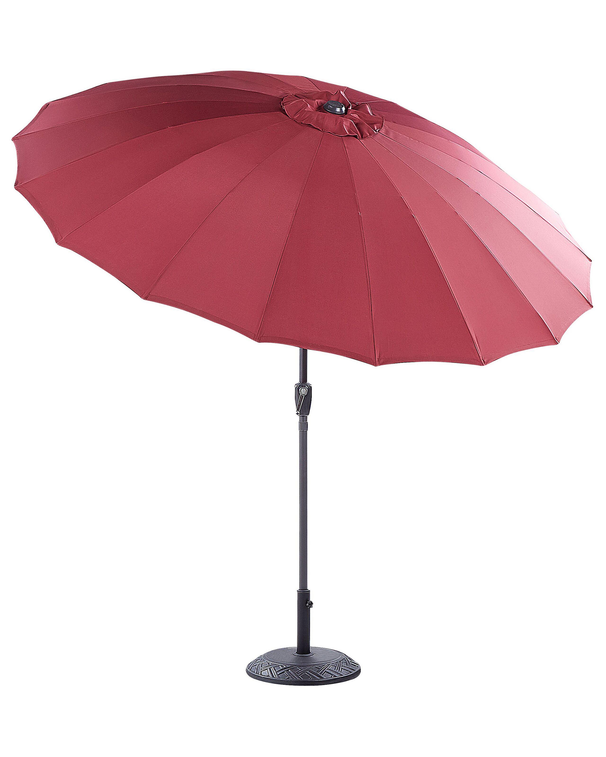Beliani Parasol de jardin en Tissu BAIA  