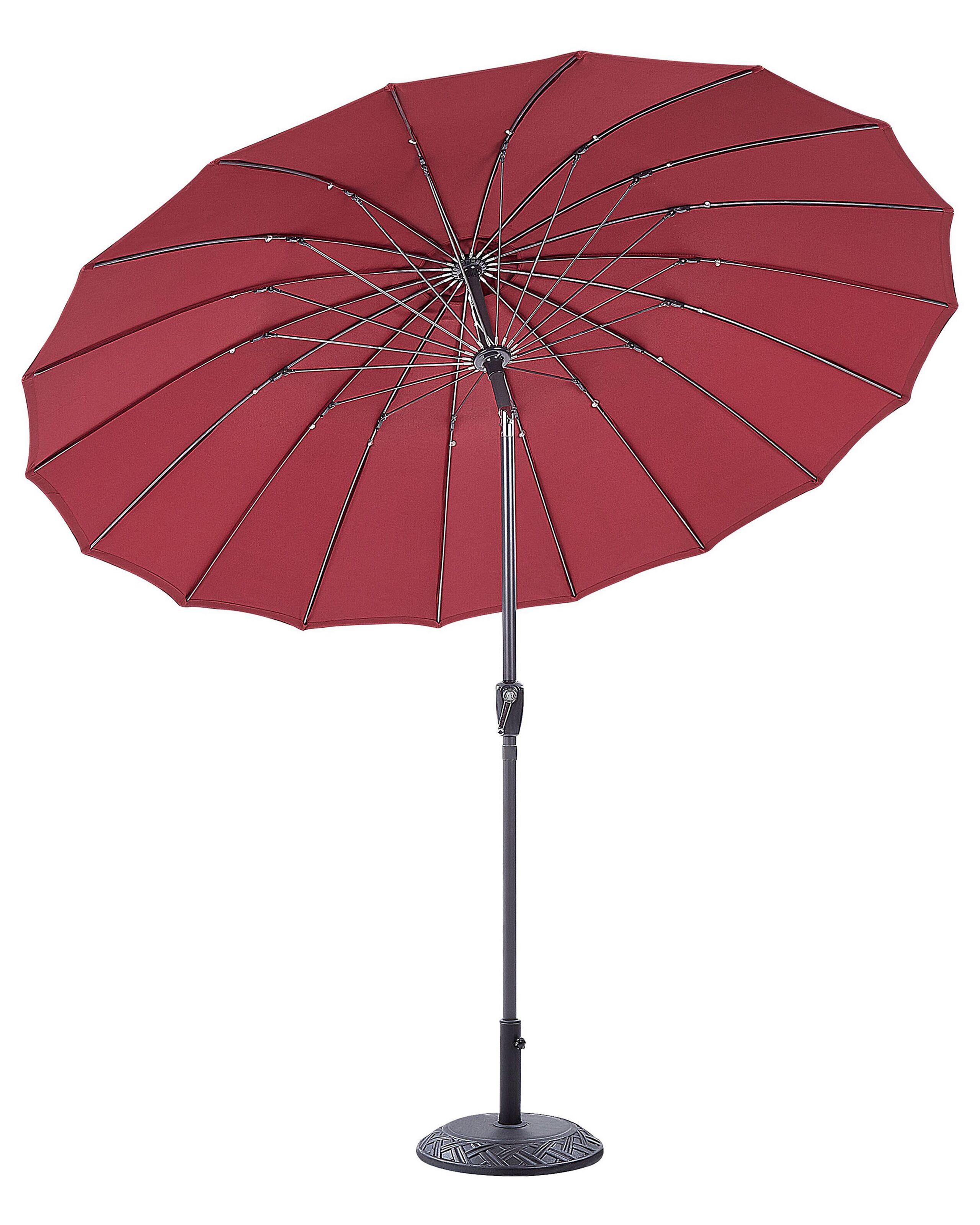 Beliani Parasol de jardin en Tissu BAIA  
