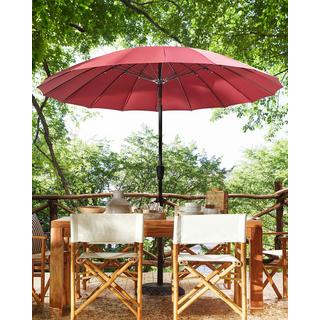 Beliani Parasol de jardin en Tissu BAIA  