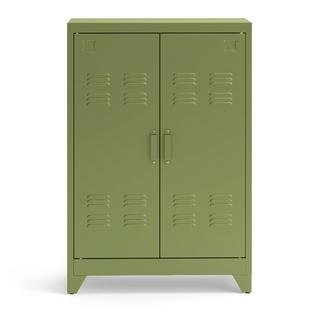 La Redoute Intérieurs Armoire basse 2 portes en métal acier  