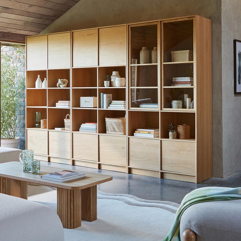 La Redoute Intérieurs Modulares Bücherregal mit 4 Türen  