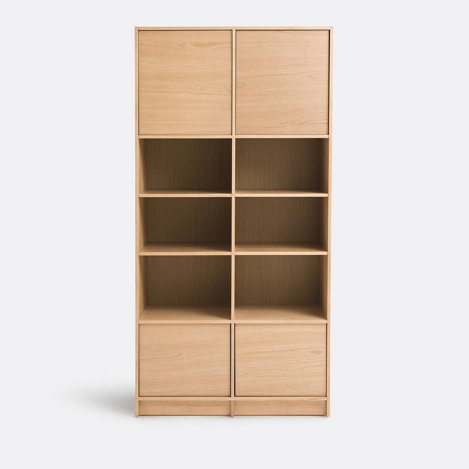 La Redoute Intérieurs Modulares Bücherregal mit 4 Türen  