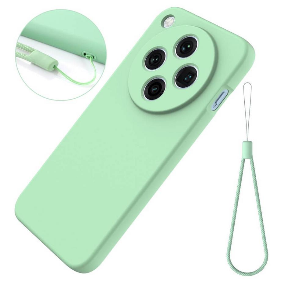 Cover-Discount  OPPO Find X8 Pro - Silikon Gummi Hülle mit Riemen 