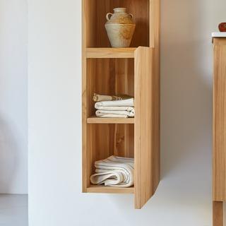 Tikamoon Hochschrank aus massivem Teakholz Jill  