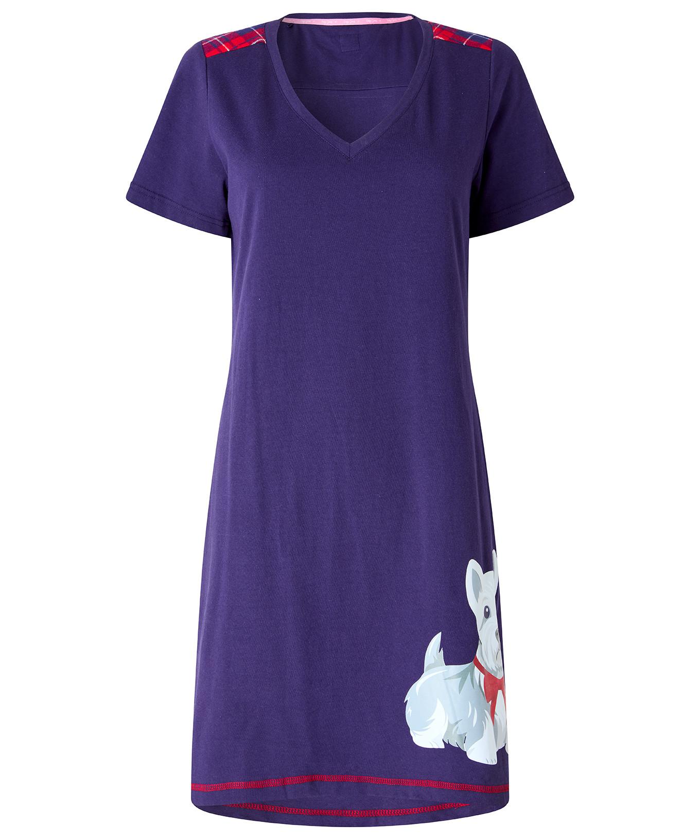 Joe Browns Chemise de Nuit Hiver Jersey à Carreaux  