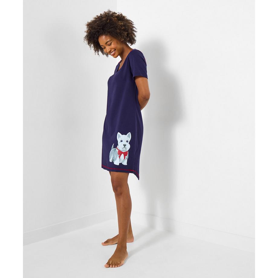 Joe Browns Kariertes Winter Jersey Nachthemd  