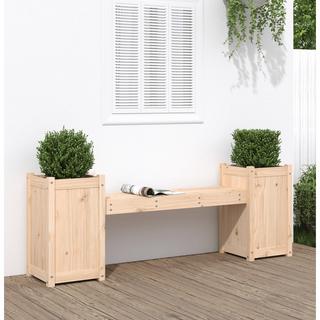 VidaXL Banc avec jardinière bois de pin  