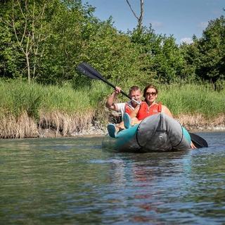 Geschenkidee  Kayak sur l'Aar de Uttigen à Berne (pour 2 personnes) 