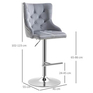 HOMCOM tabouret de bar  