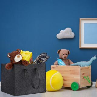 B2X Cestino in feltro con maniglia per il trasporto  