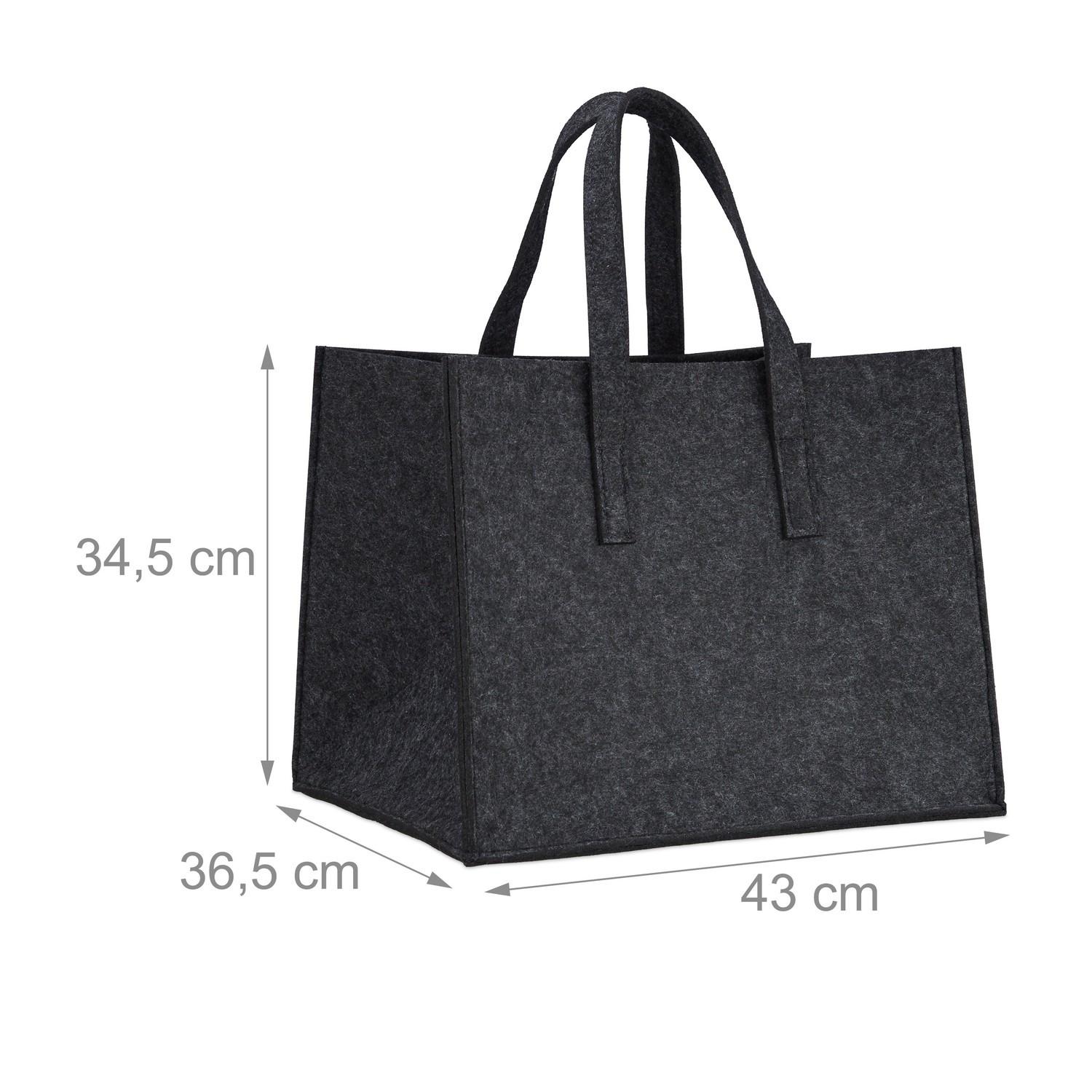 B2X Cestino in feltro con maniglia per il trasporto  