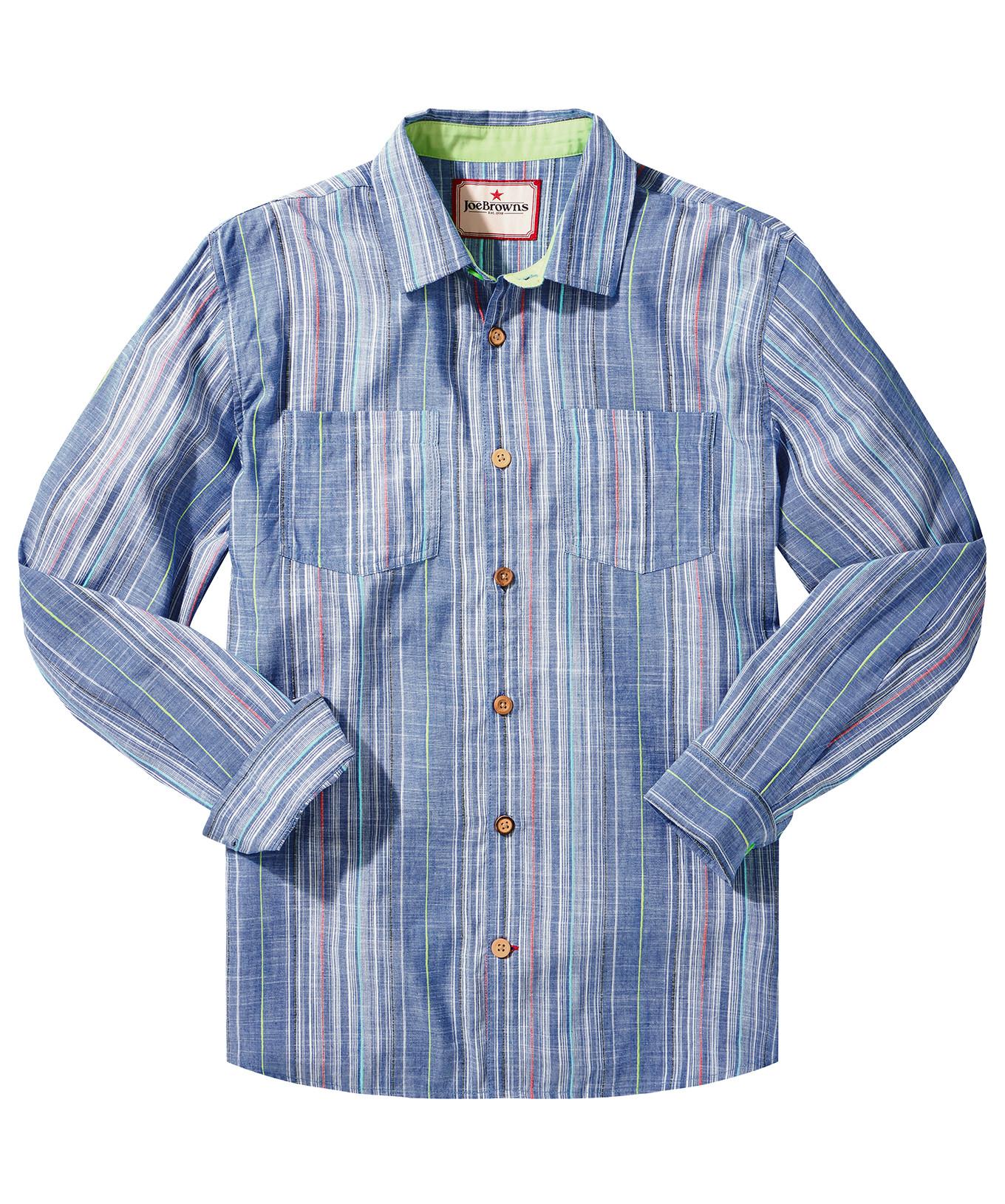 Joe Browns  Gestreiftes Denim-Langarmshirt 