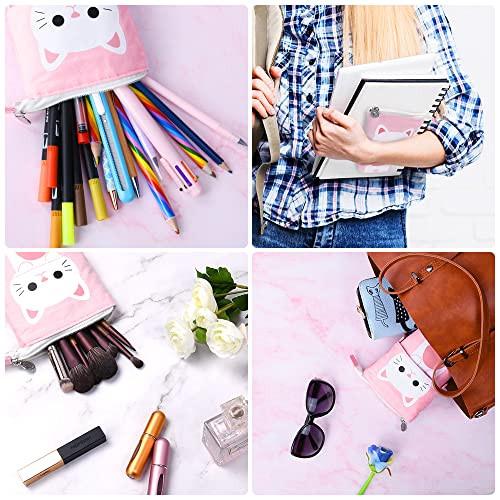 Only-bags.store Federmäppchen Reißverschluss, Federmäppchen Teenager, Student Federmäppchen, Ständer  