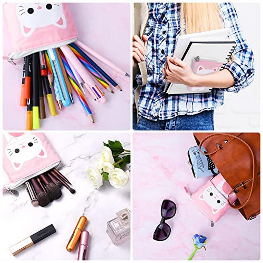 Only-bags.store Federmäppchen Reißverschluss, Federmäppchen Teenager, Student Federmäppchen, Ständer  