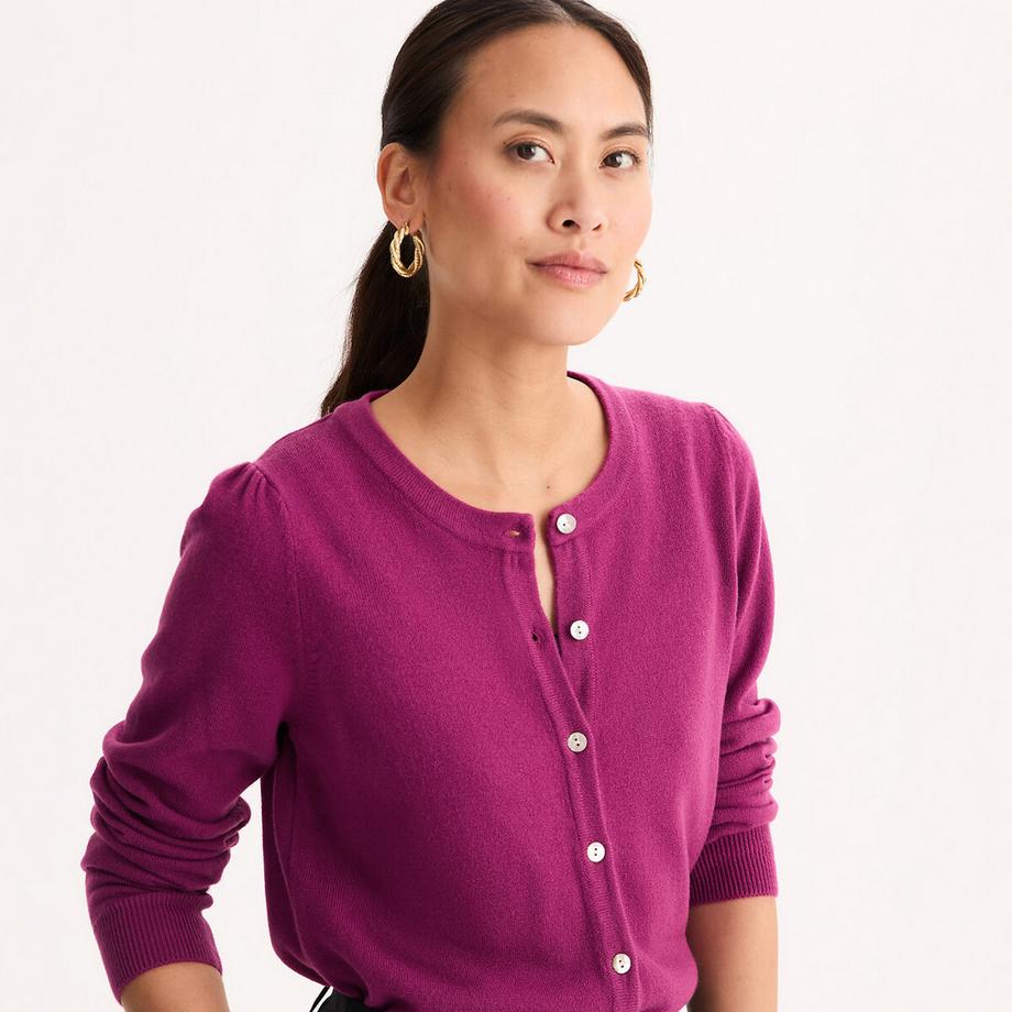 La Redoute Collections Cardigan Morbido Scollo Rotondo  