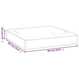 VidaXL  cuscino per pallet Poliestere 