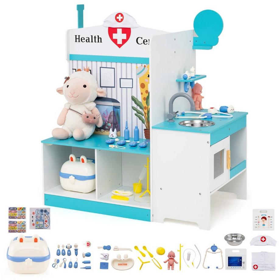 Coffret de docteur pour enfants avec ECG