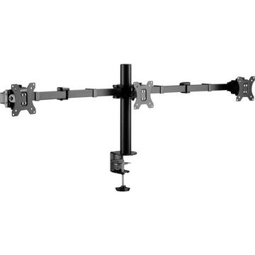 Speaka Professional Tischhalterung für drei Monitore mit 43.18 - 68.58cm (17 - 27) Zoll