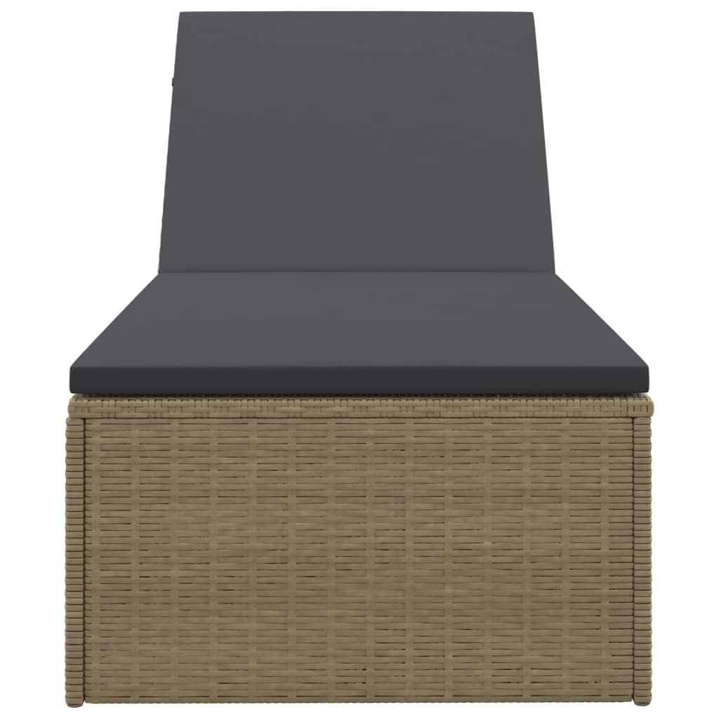 VidaXL Gartenliege poly-rattan  